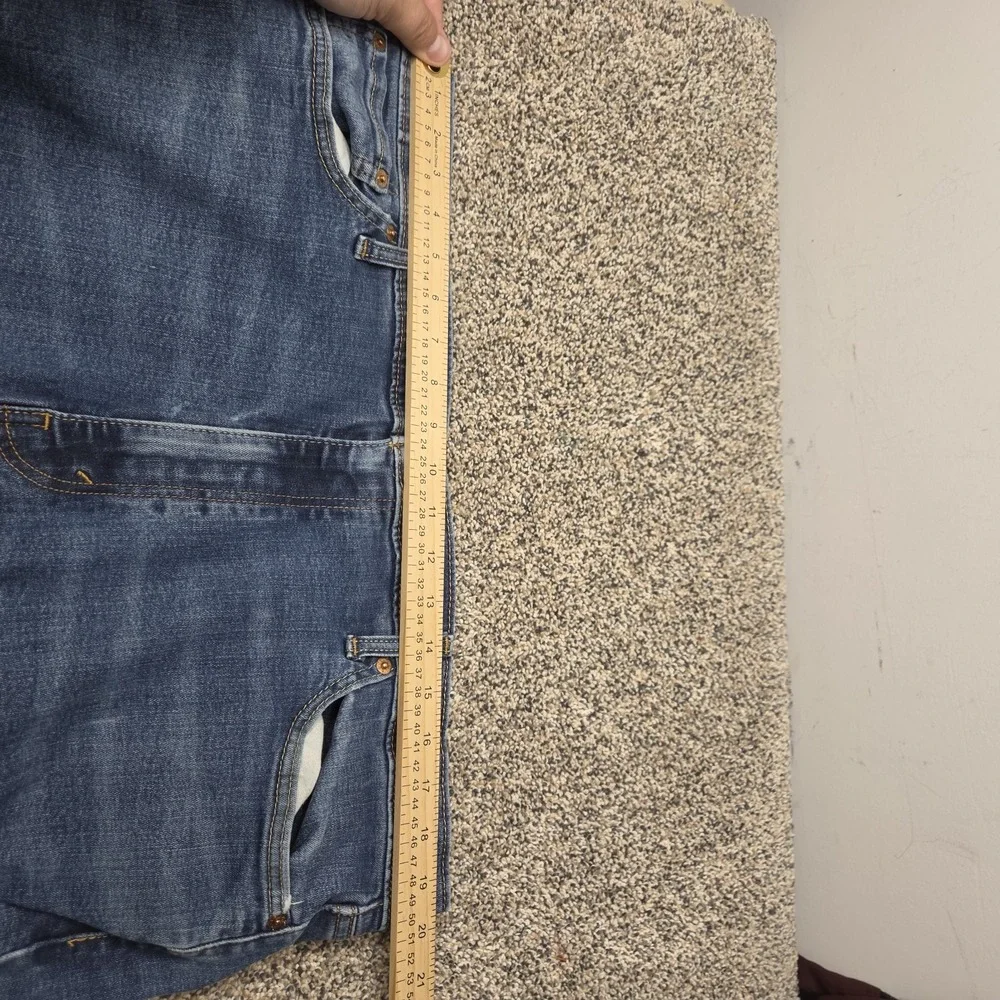 Levis‎ 541 Athletic Taper Mens Blue Jeans 42x32 Medium Wash Stretch Denim